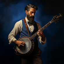 Clawhammer banjo Spotted Pony Jam