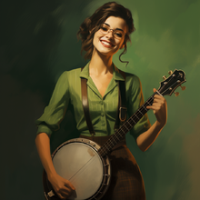Clawhammer banjo Spotted Pony Simple