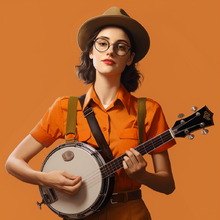 Banjo Kitchen Girl Melodic Style