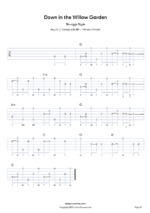 Down In The Willow Garden Banjo Tabs Chords Tunefox Com