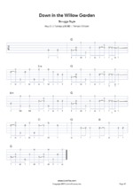 Down In The Willow Garden Banjo Tabs Chords Tunefox Com