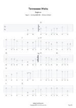 waltz tennessee guitar tab chords tabs song