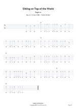 sitting on top of the world mandolin tab