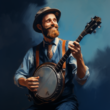 Banjo Angeline the Baker Scruggs Style - Key of C