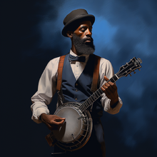 Banjo Worried Man Blues Scruggs Style