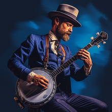 Banjo East Virginia Blues Scruggs Style