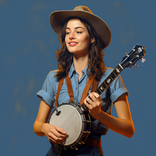 Banjo Angeline the Baker Scruggs Style - Key of D