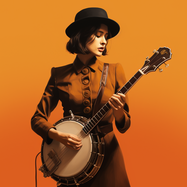 Banjo Golden Slippers Melodic Style