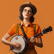 Banjo Angeline the Baker Melodic - Key of C