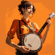 Banjo Fisher's Hornpipe Melodic Style