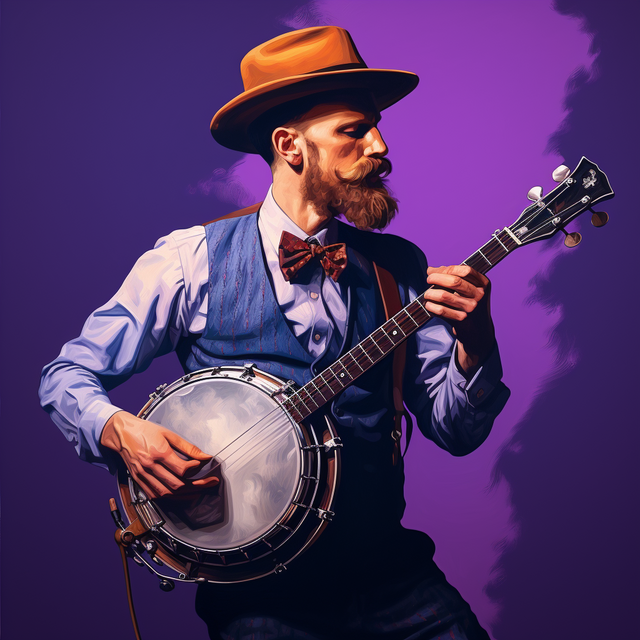 Banjo Cattle in the Cane Single String Style