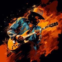 Guitar Watson Blues 