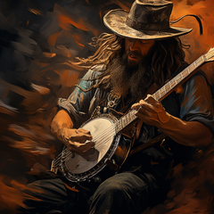 Clawhammer banjo Soldier's Joy 